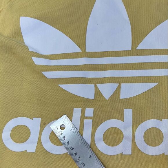 Adidas Trefoil Light Yellow Sweatshirt - Picture 6 of 10